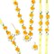 Flower Designer Jewelry Set for Women Handmade Necklace with Earrings Maang Tikka Wristbands Waistbelt Indian Artificial Jewelry for Haldi Mehndi Wedding Party Bridal